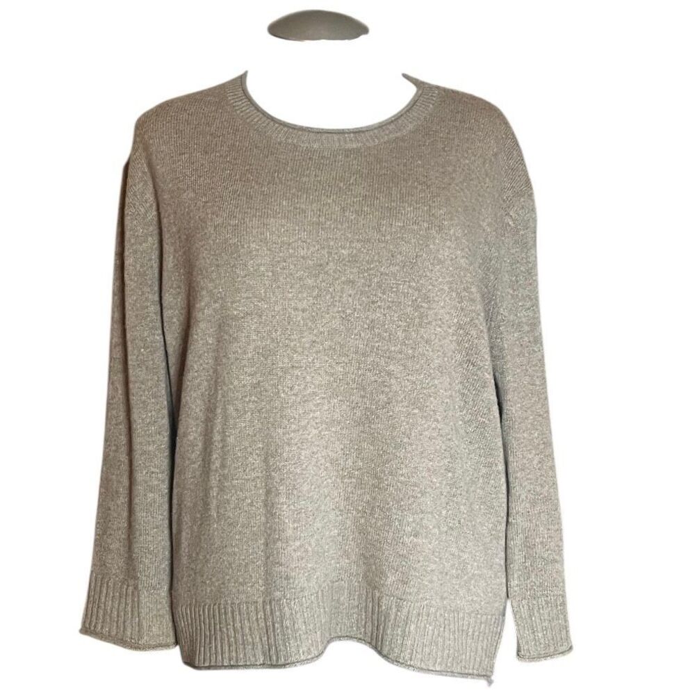 Jenni Kayne Cream Crew Neck Sweater